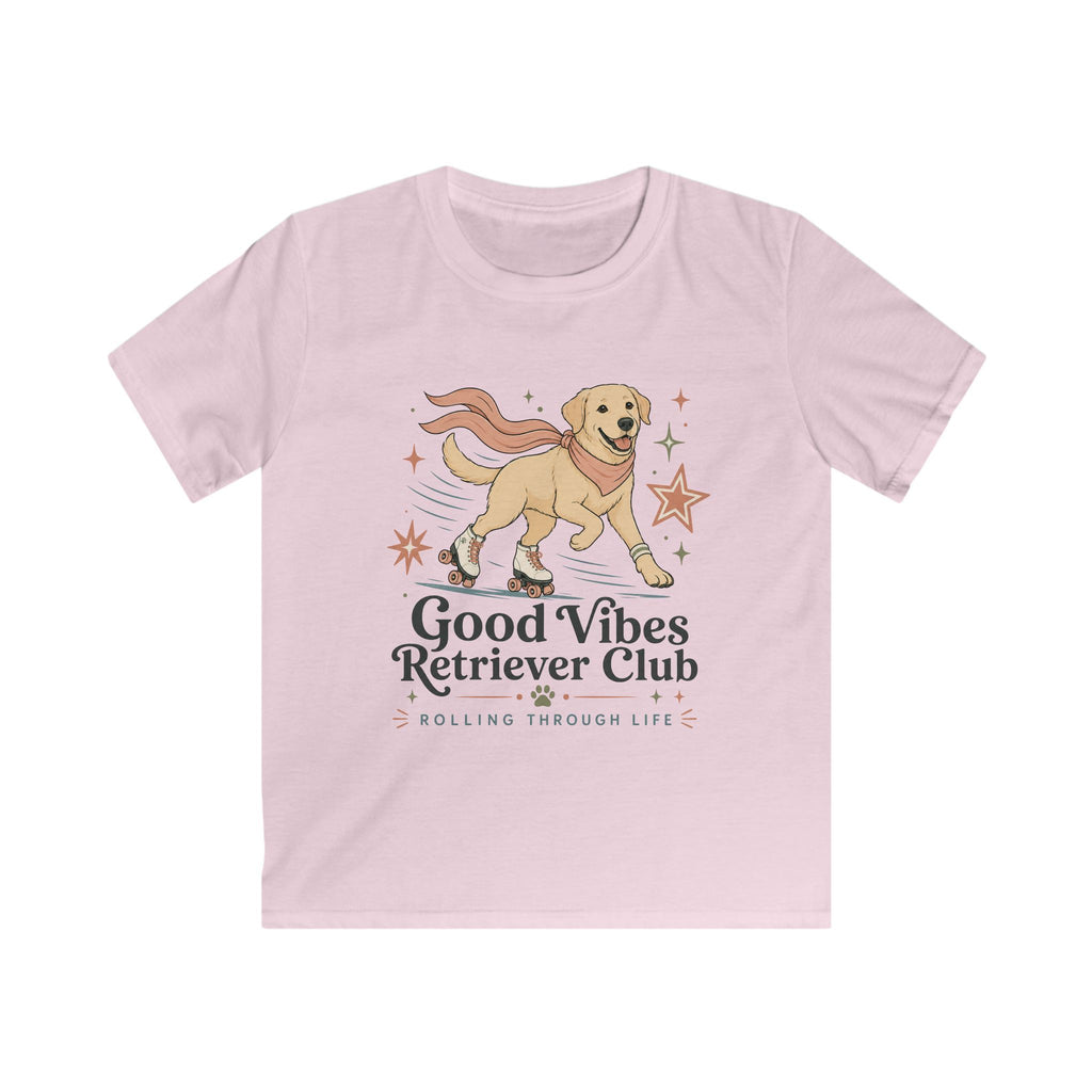 Good Vibes Retriever Club Kids Tee