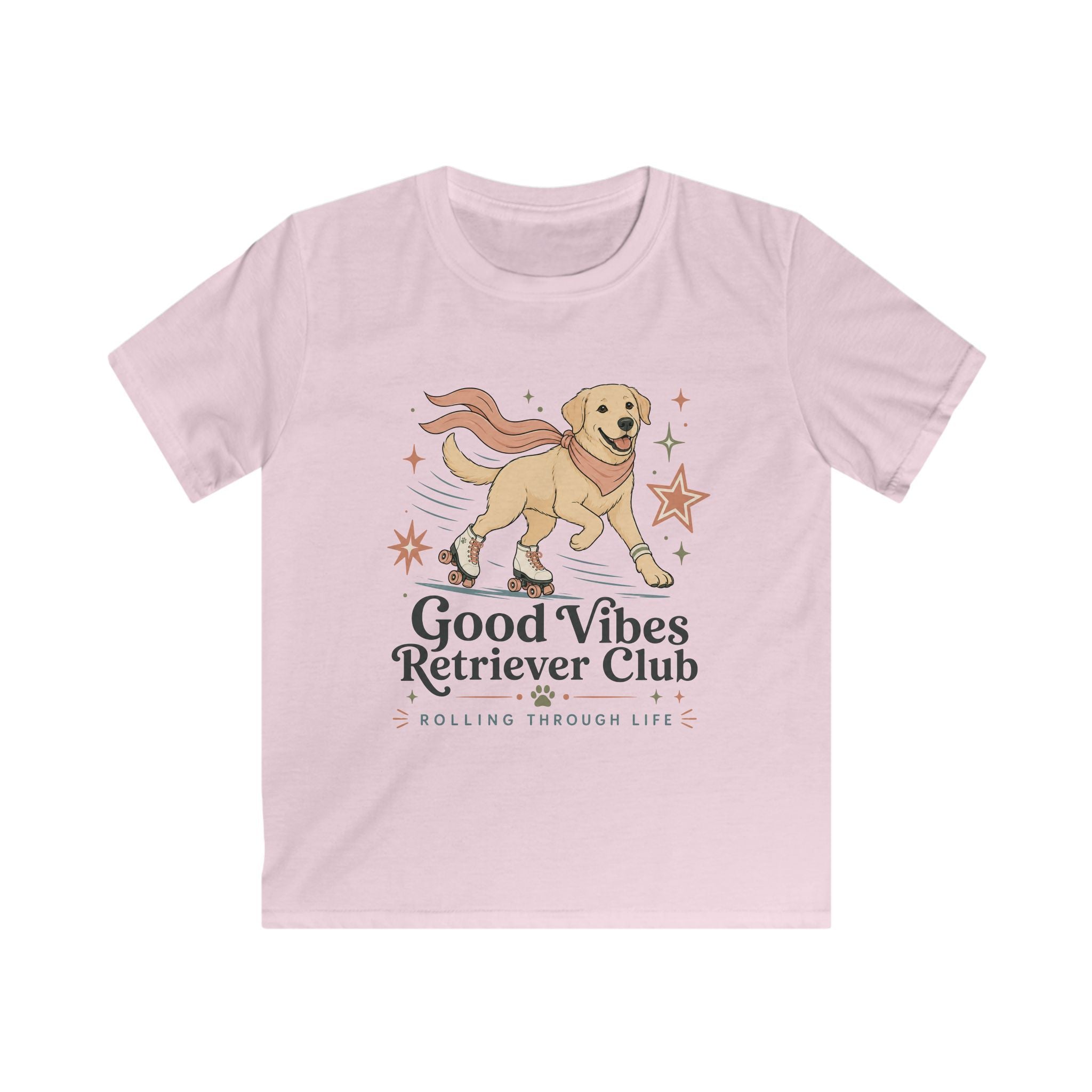 Good Vibes Retriever Club Kids Tee