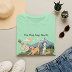 The Map Say North The Howl Say Adventure T-Shirt