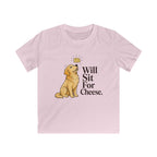 Will Sit For Cheese Kids Tee