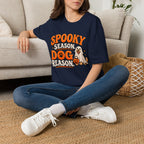 Spooky Season Dog T-Shirt | Halloween Ghost Pup Graphic Tee