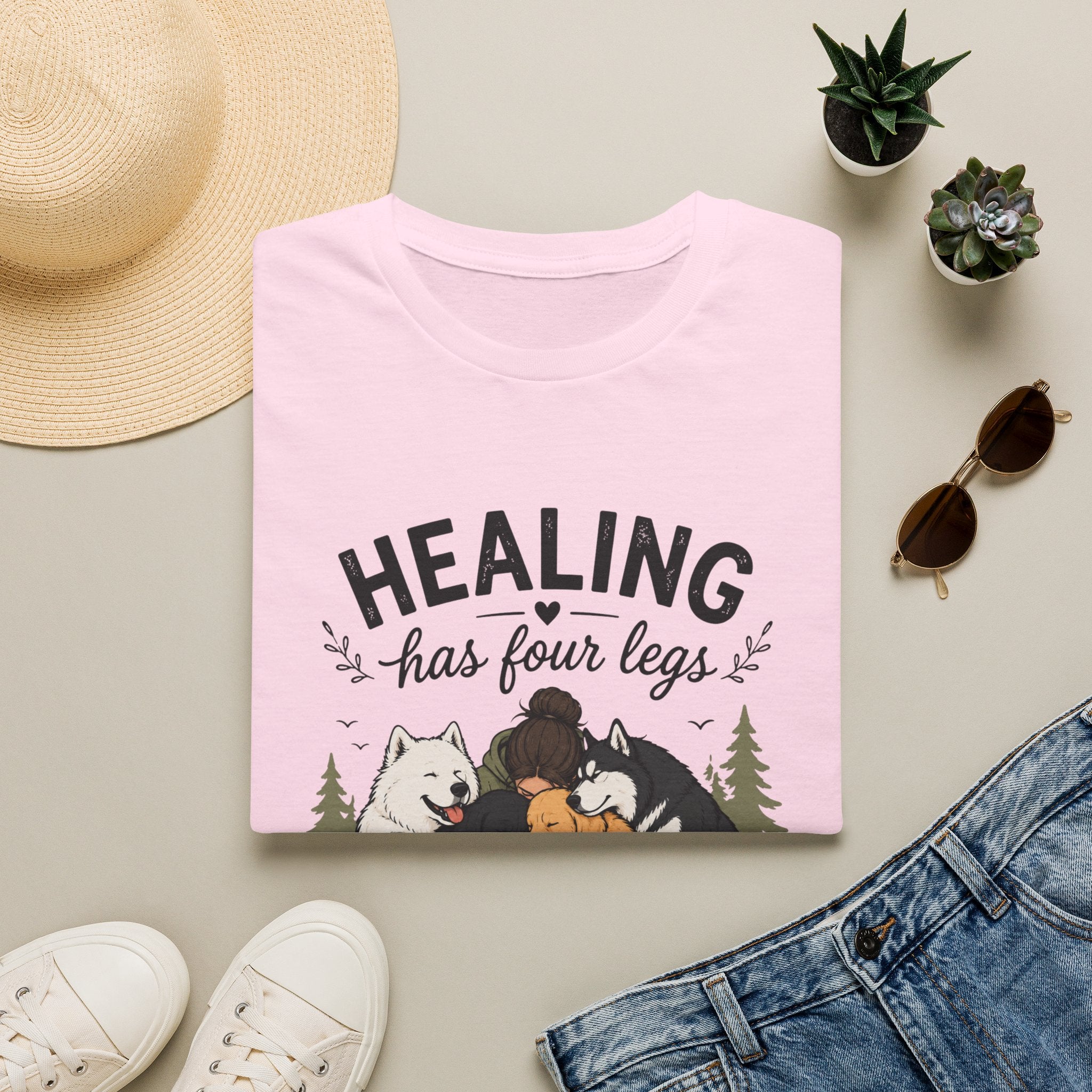 Healing Has Four Legs (Pack) T-Shirt