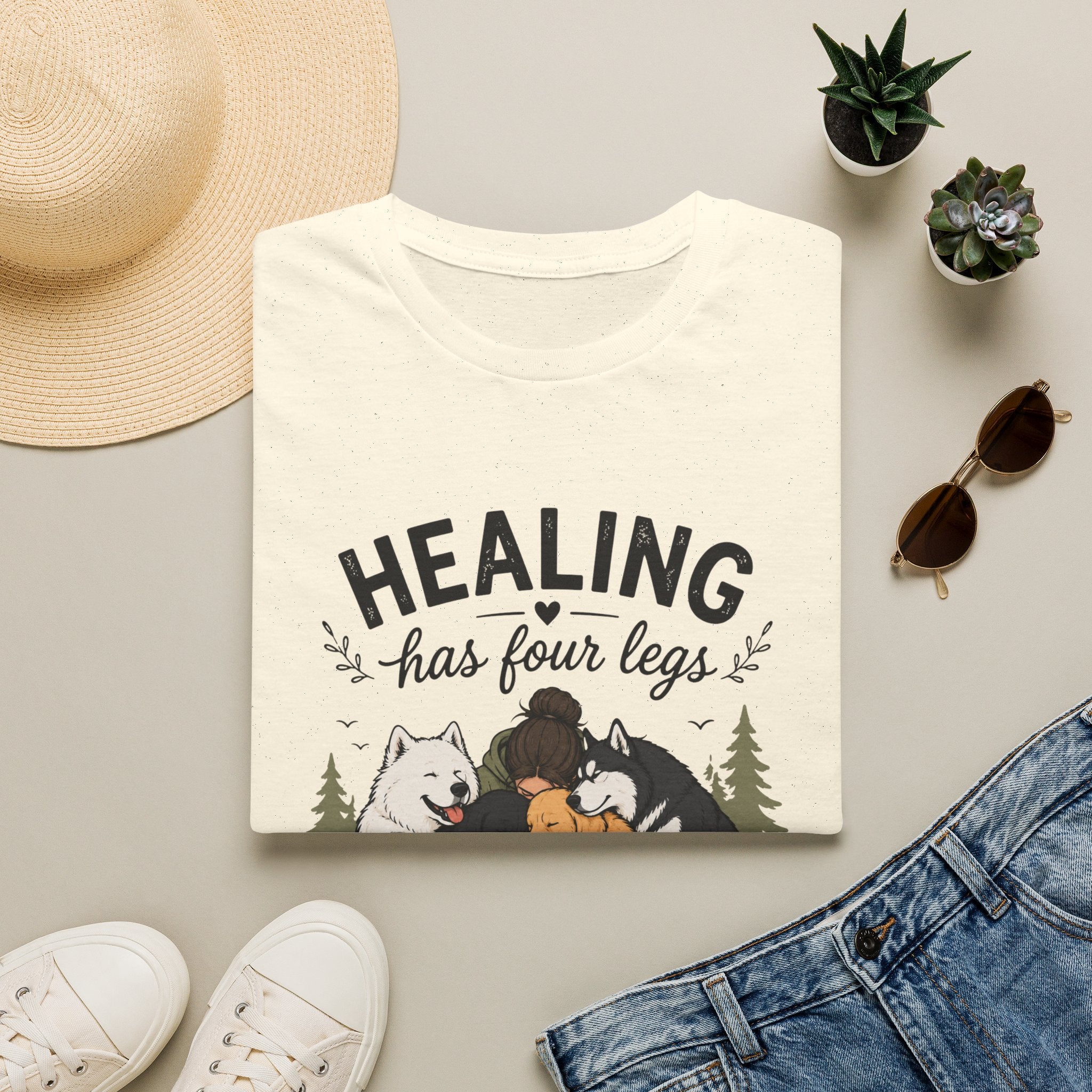 Healing Has Four Legs (Pack) T-Shirt
