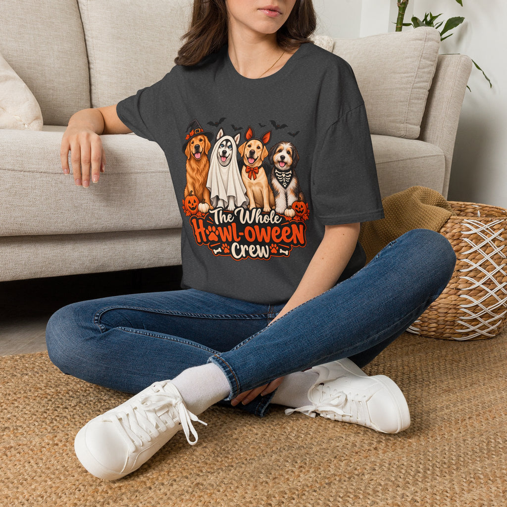 Halloween Dog Pack T-Shirt | The Whole Howl-oween Crew
