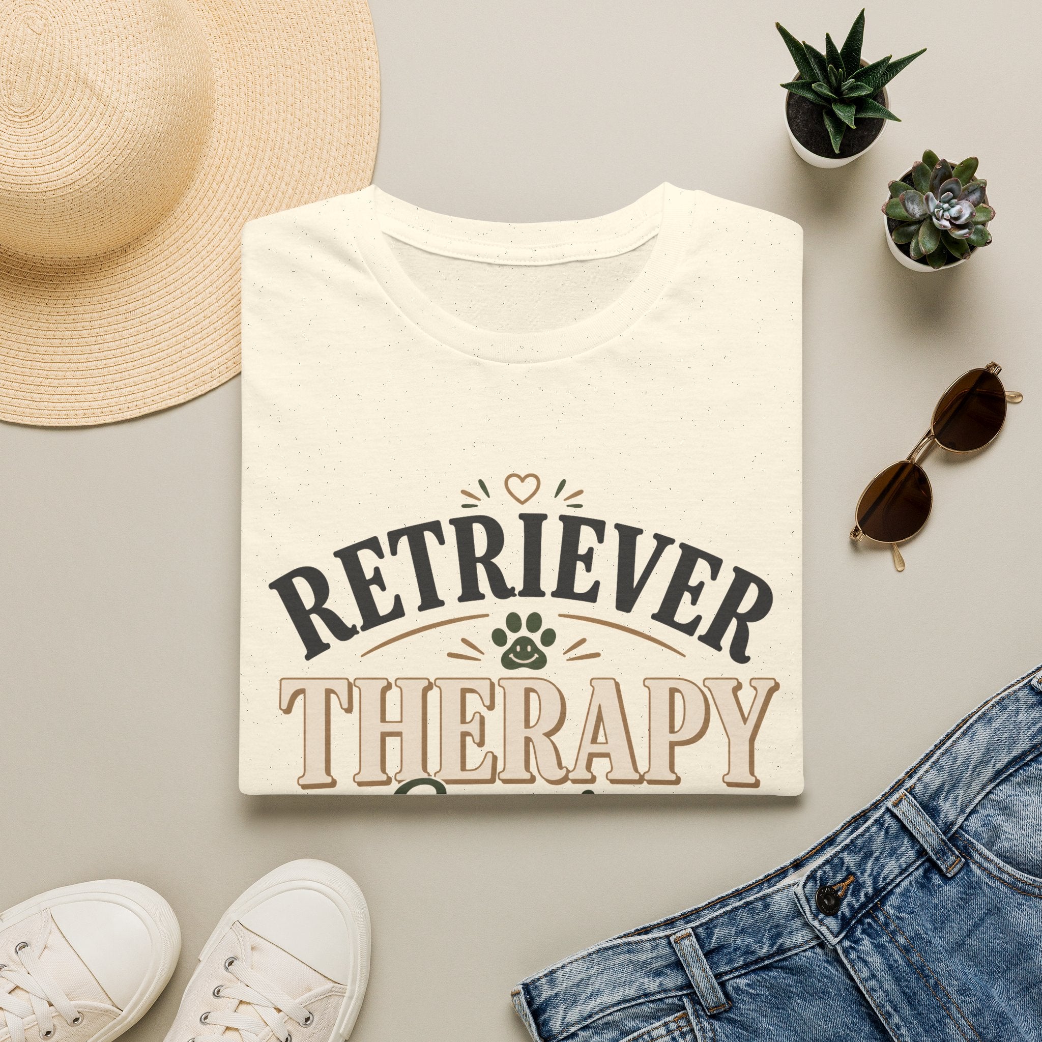 Retriever Therapy Session in Progress T-Shirt