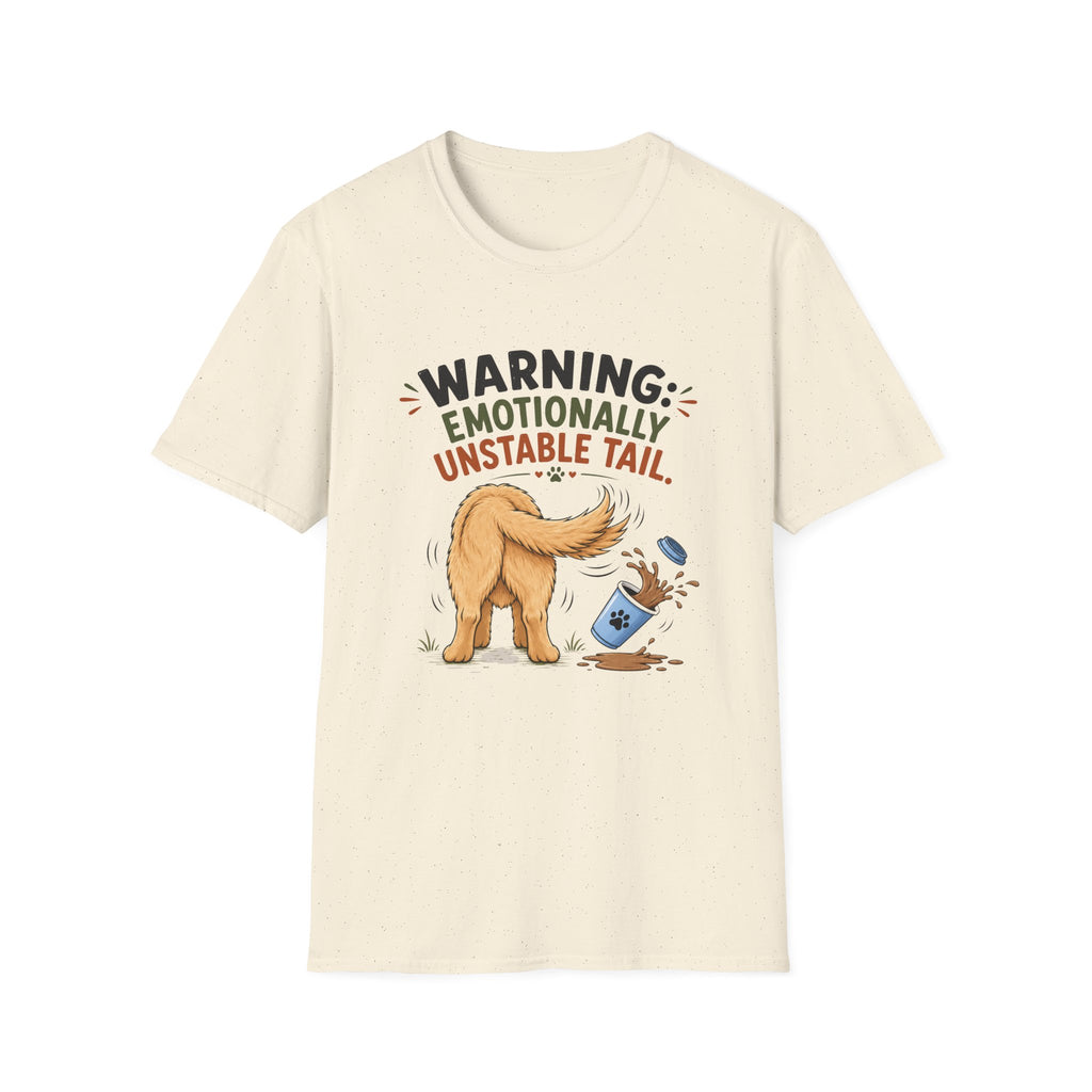 Warning Emotionally Unstable Tail T-Shirt