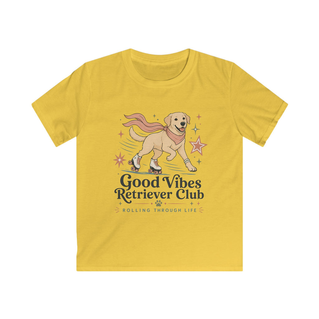 Good Vibes Retriever Club Kids Tee
