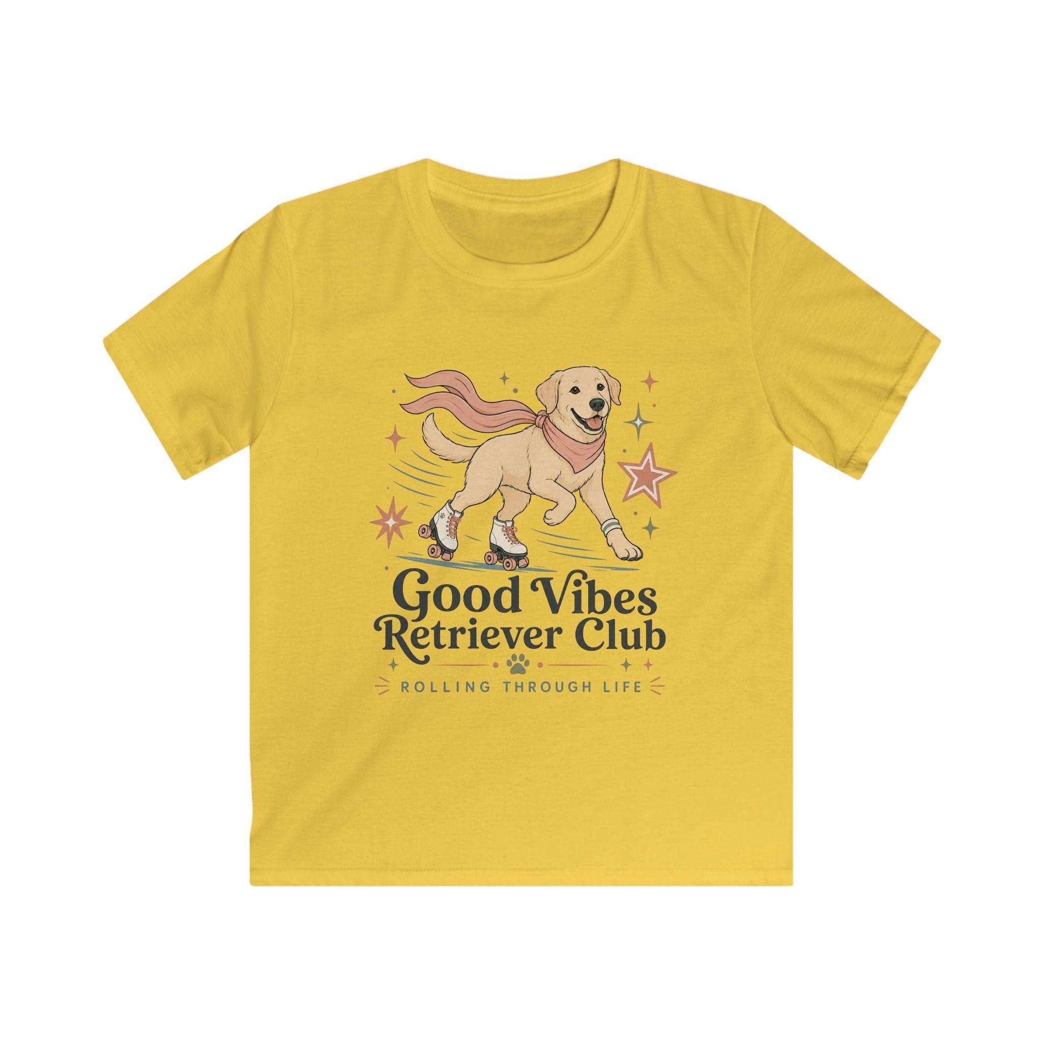 Good Vibes Retriever Club Kids Tee