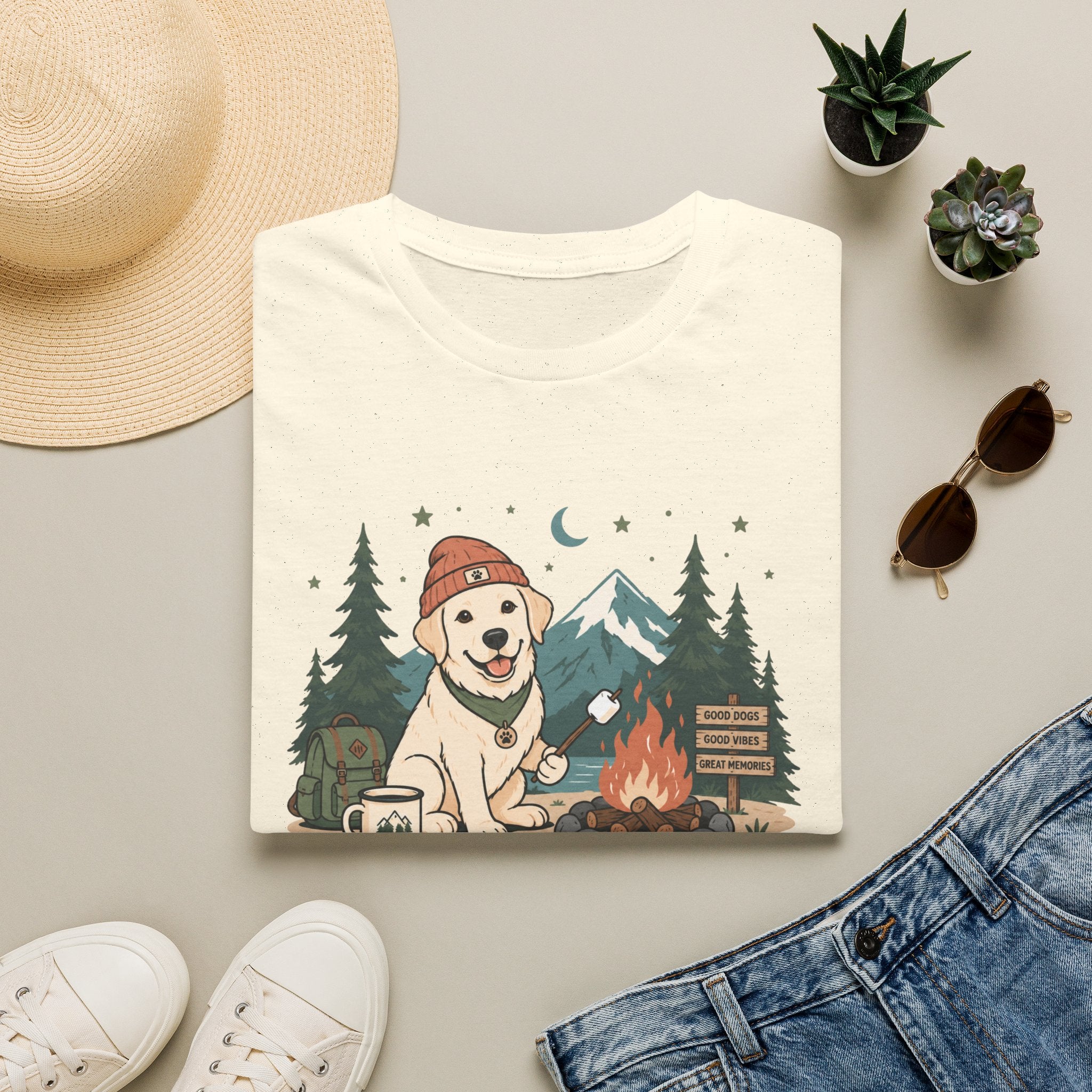 Campfire Retriever Club T-Shirt