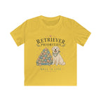Retriever Priorities Ball is Life Kids Tee