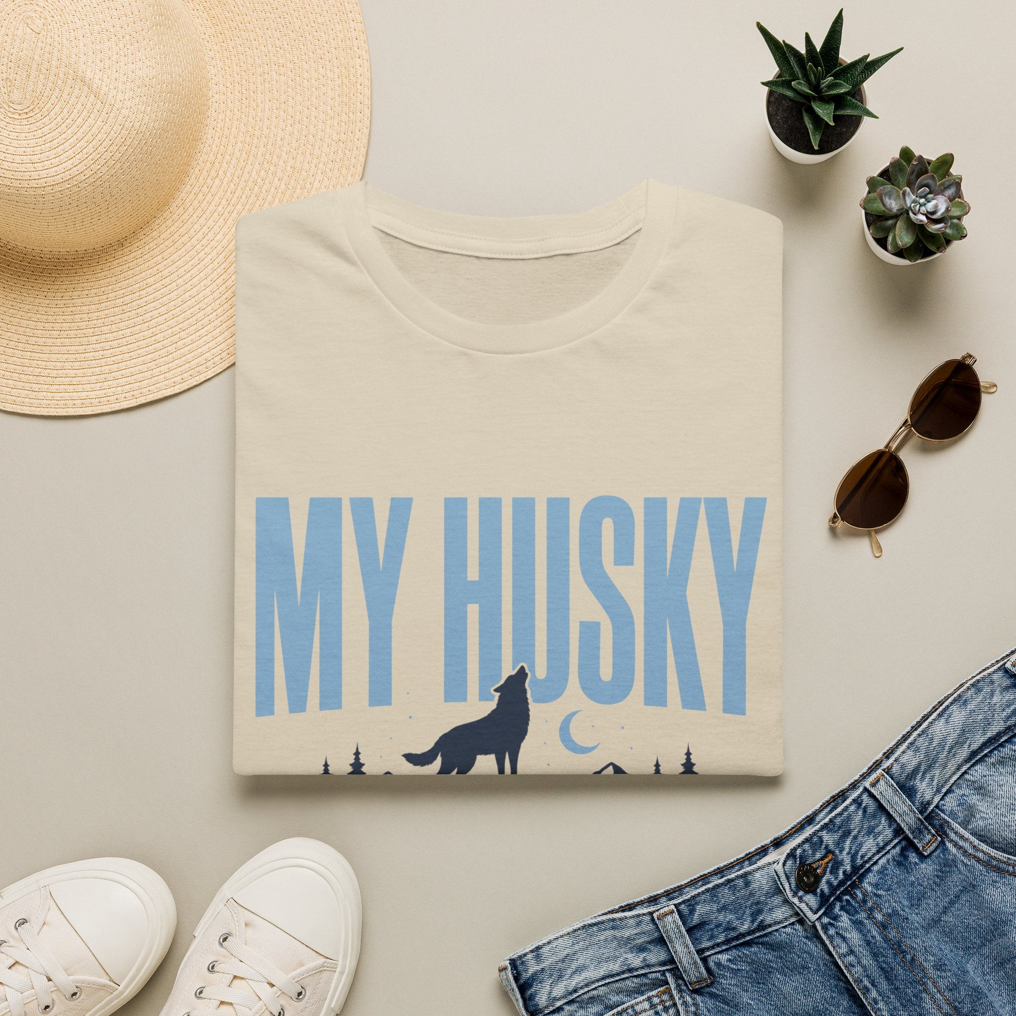My Husky Needs An Audience T-Shirt