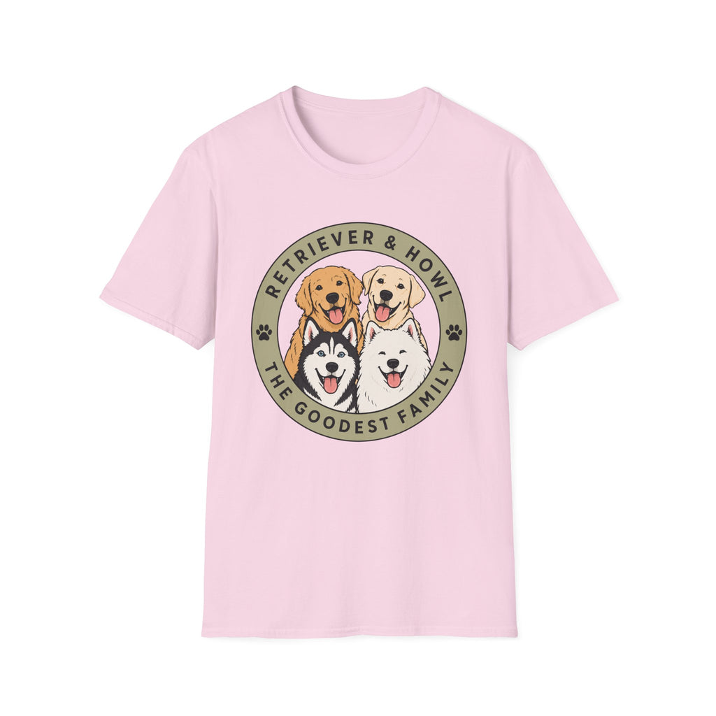 Retriever & Howl The Goodest Family T-Shirt