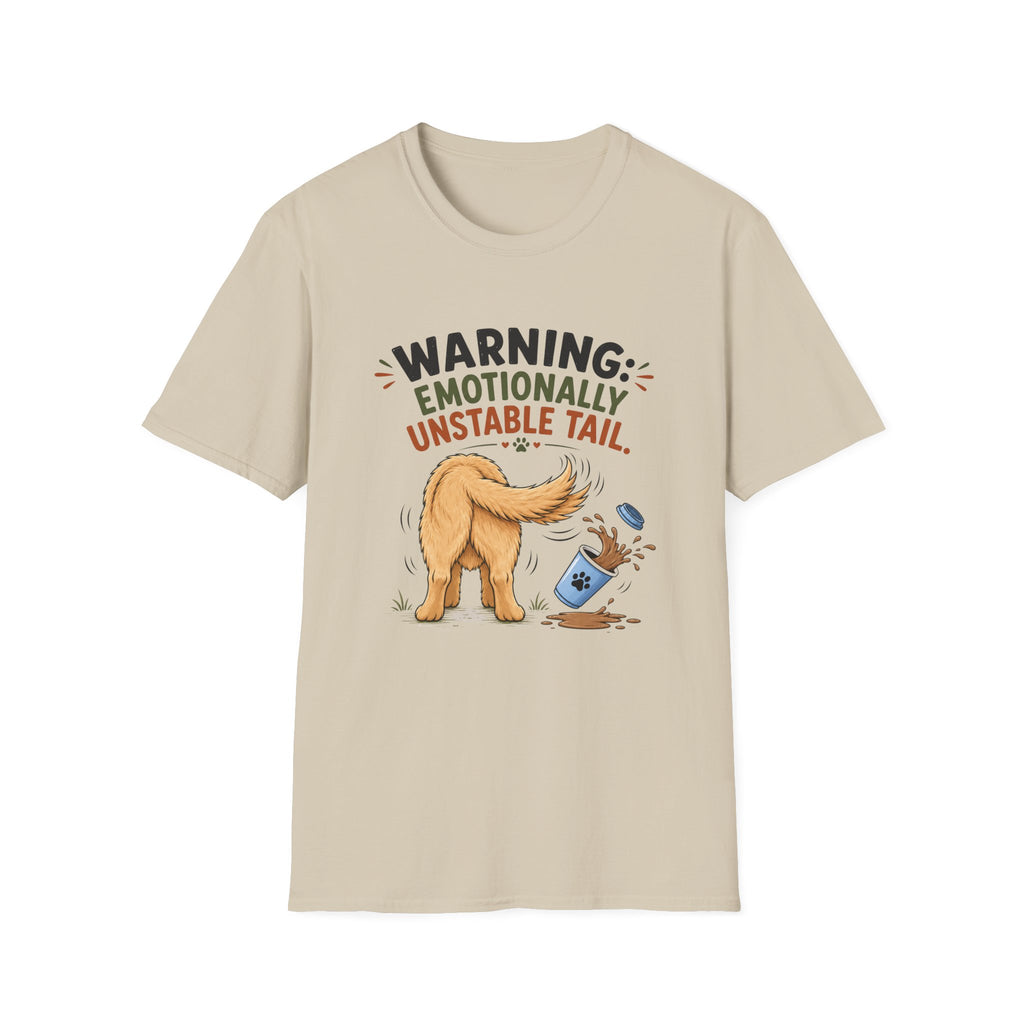 Warning Emotionally Unstable Tail T-Shirt