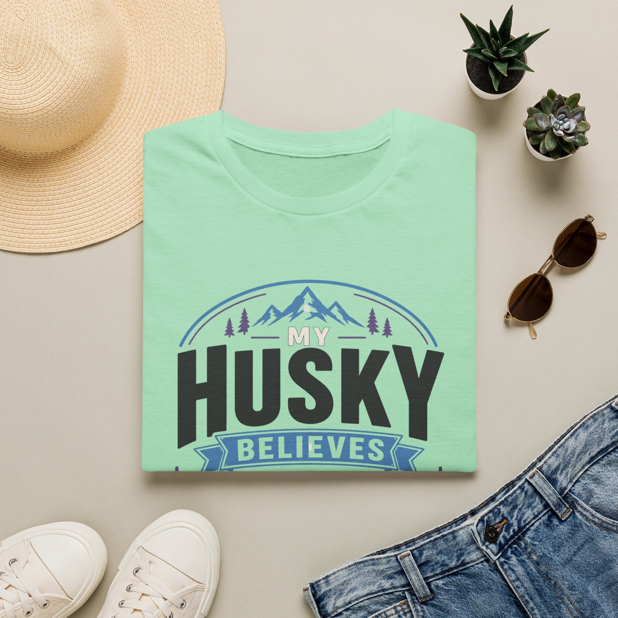 My Husky Believes Silence Is A Personal Attack T-Shirt