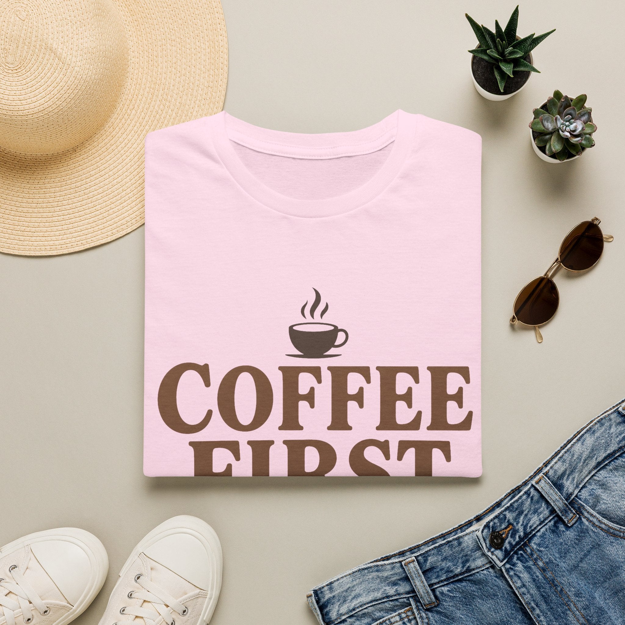 Coffee First Dog Walk Maybe T-Shirt
