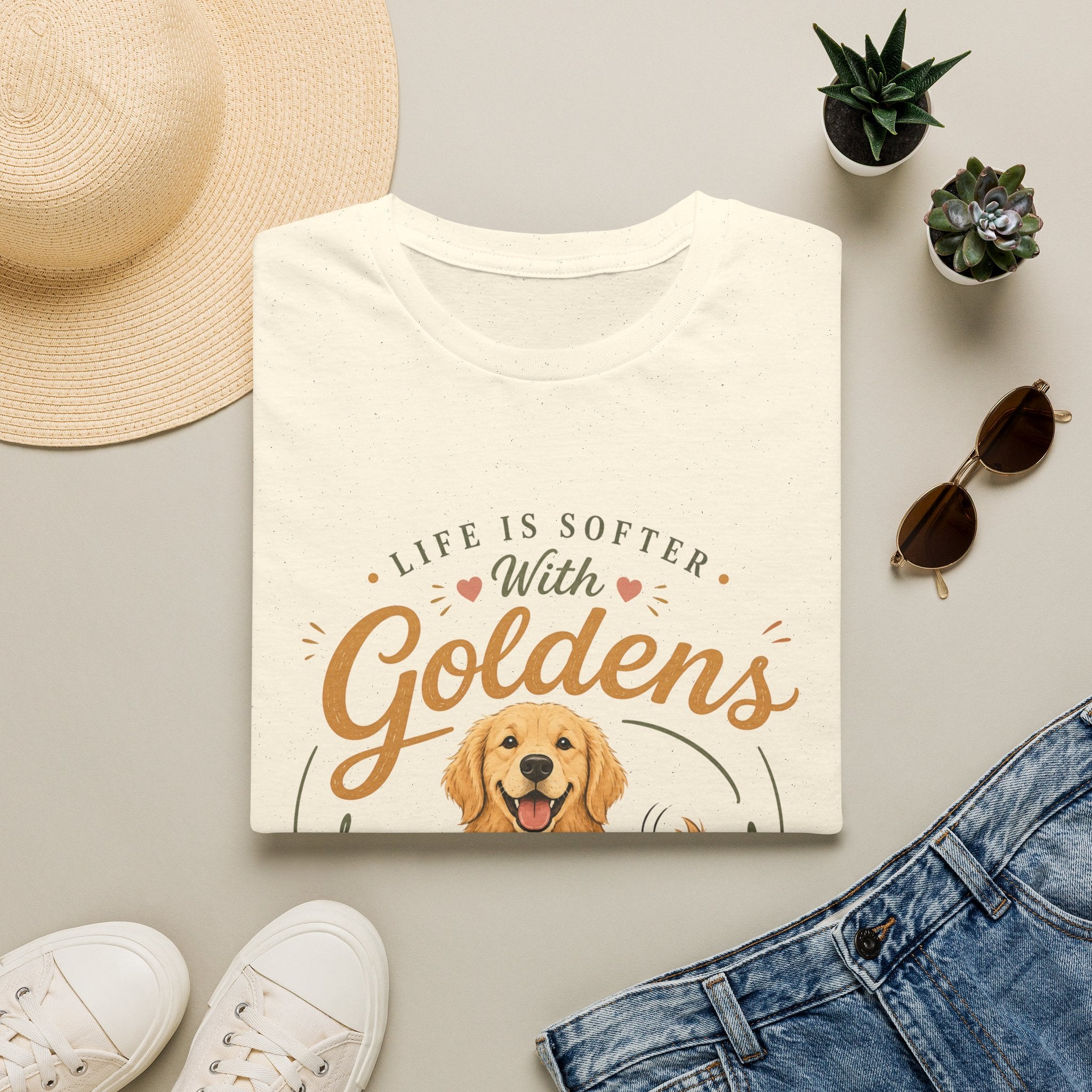 Life is Softer with Goldens T-Shirt