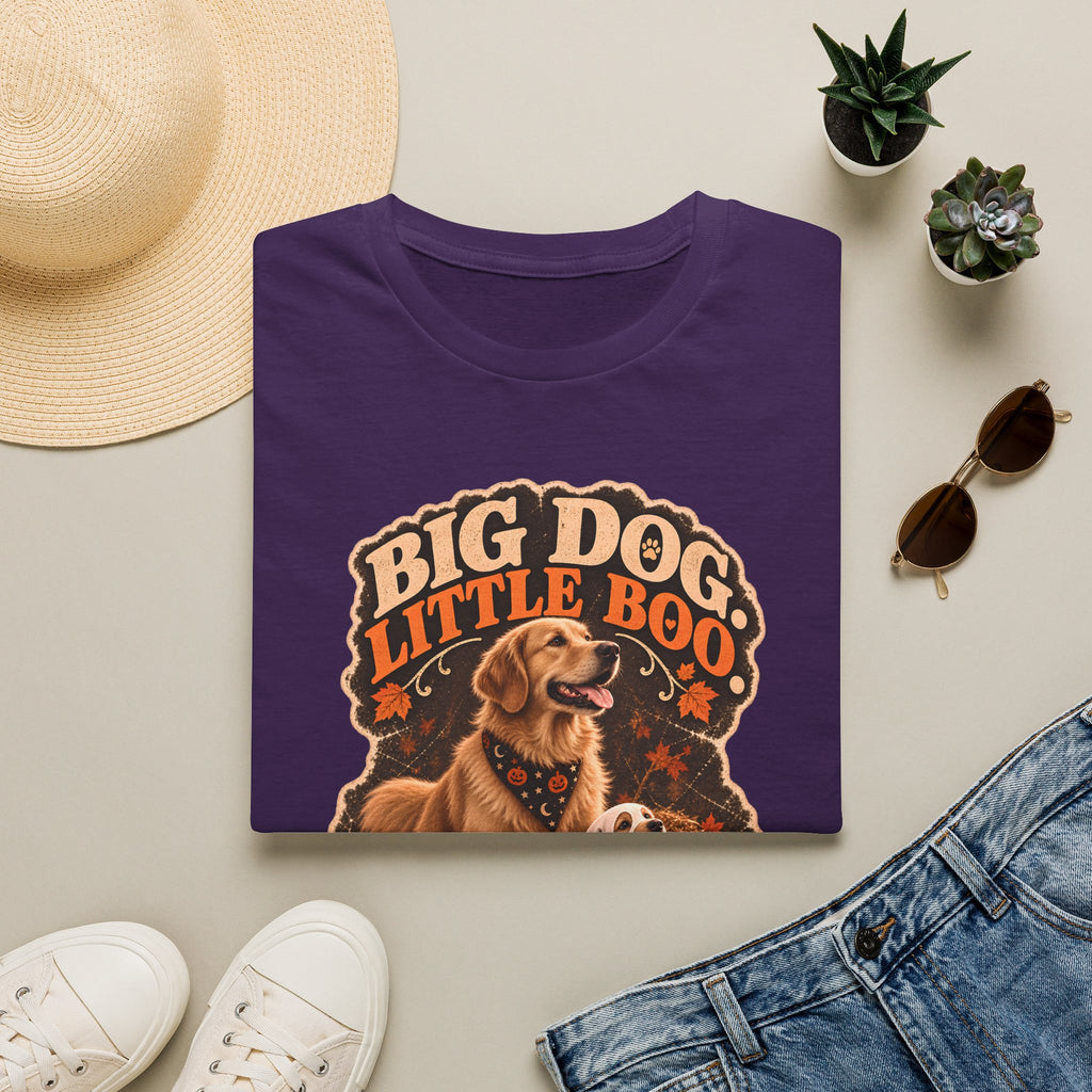 Big Dog Little Boo Golden Retriever Mom & Pup T-Shirt | Halloween Dog Design