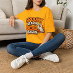 Spooky Season Dog T-Shirt | Halloween Ghost Pup Graphic Tee
