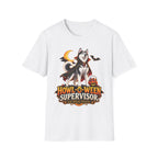 Husky Vampire Halloween Howl-O-Ween Supervisor T-Shirt | Spooky Dog Tee