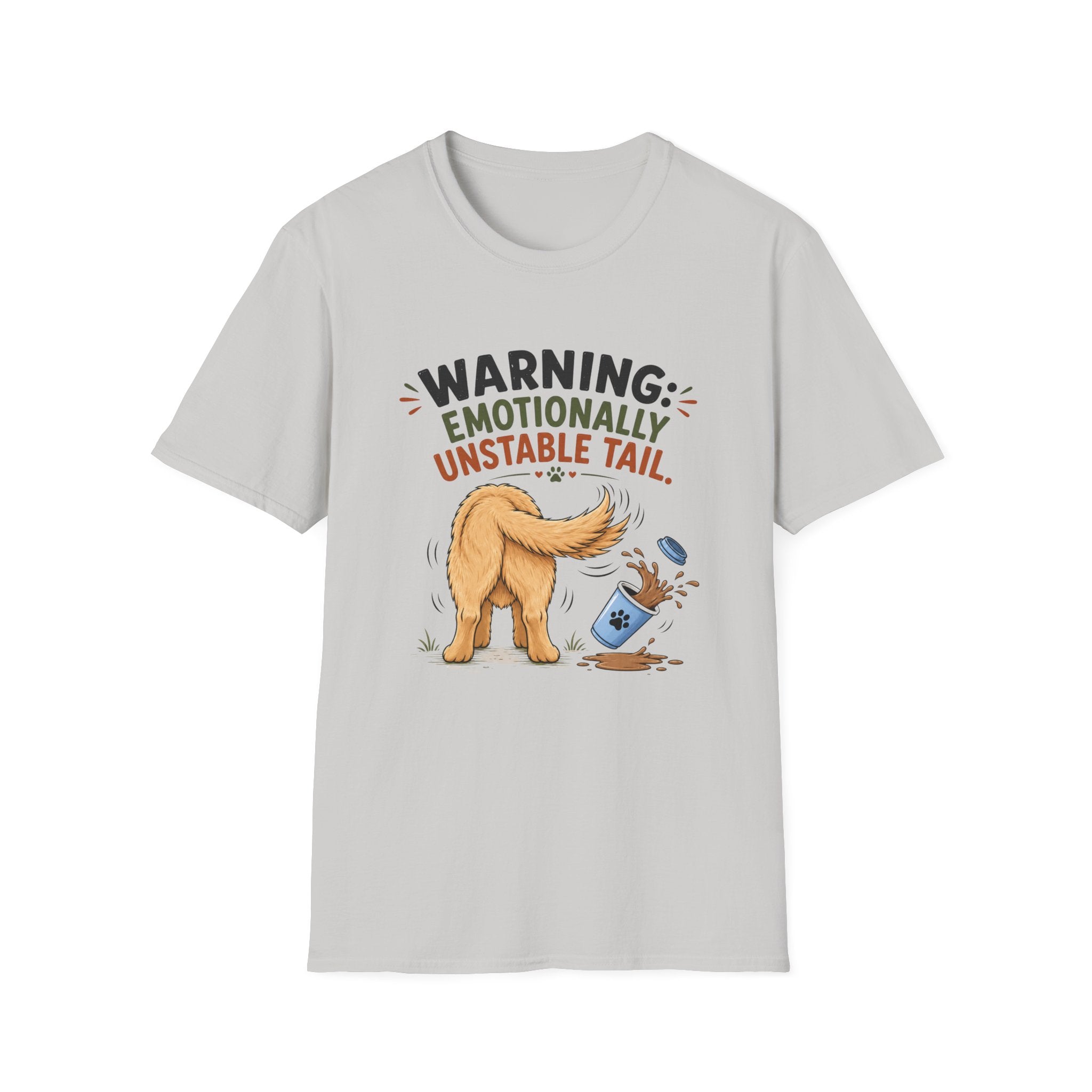 Warning Emotionally Unstable Tail T-Shirt