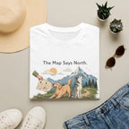 The Map Say North The Howl Say Adventure T-Shirt