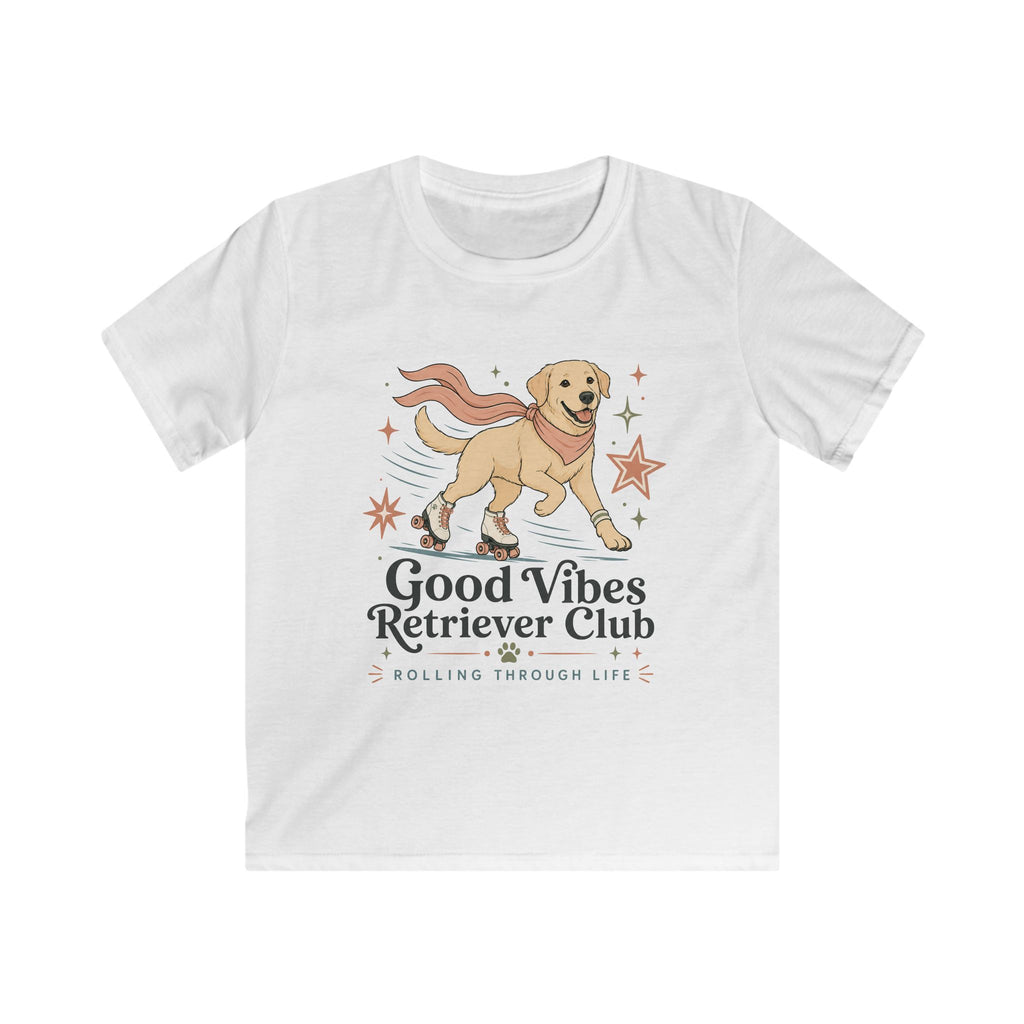 Good Vibes Retriever Club Kids Tee