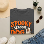 Spooky Season Dog T-Shirt | Halloween Ghost Pup Graphic Tee