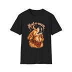 Howl-o-ween Dog Howling T-Shirt | Halloween Golden Retriever Tee