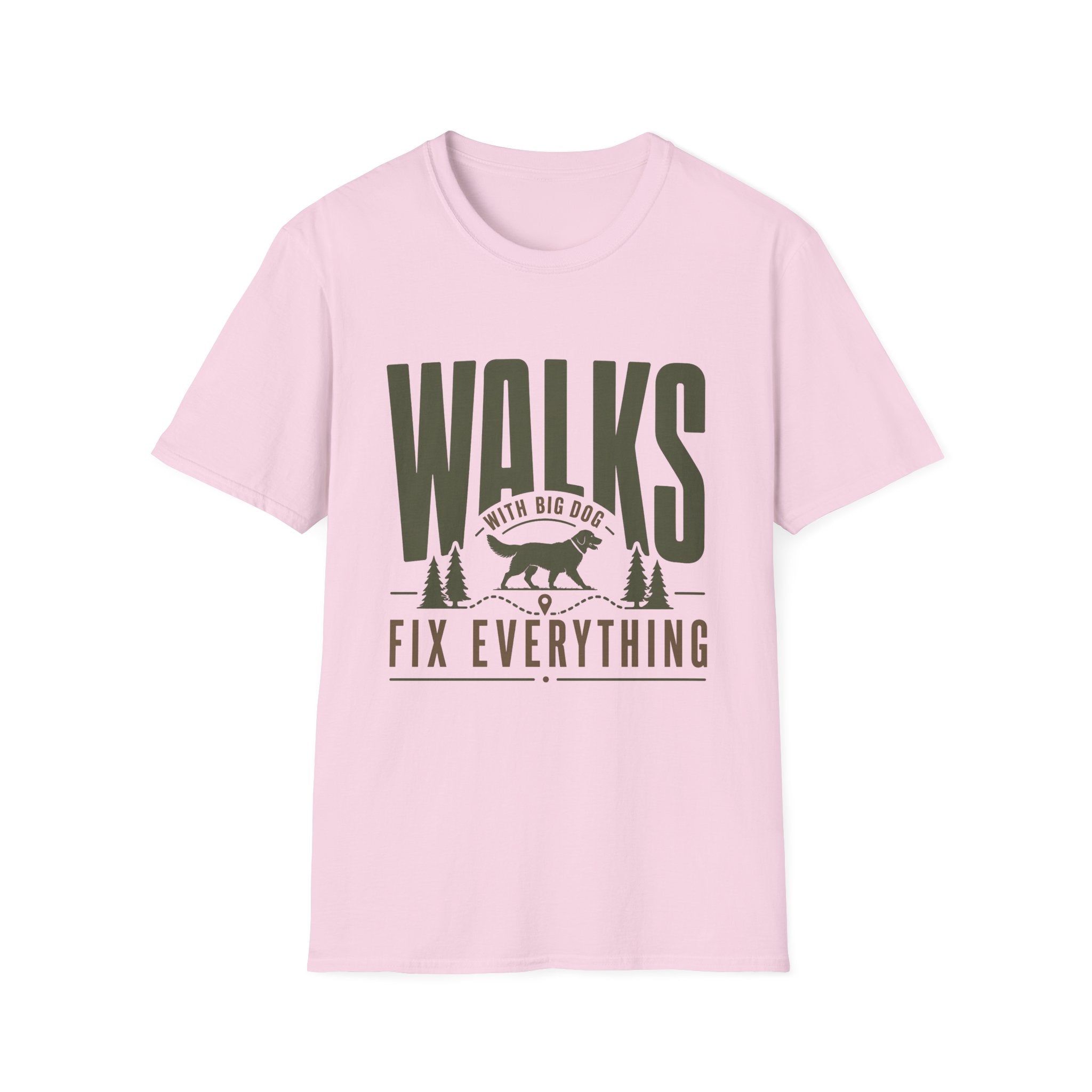 Walks With Big Dog Fix Everything T-Shirt