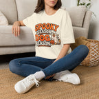 Spooky Season Dog T-Shirt | Halloween Ghost Pup Graphic Tee