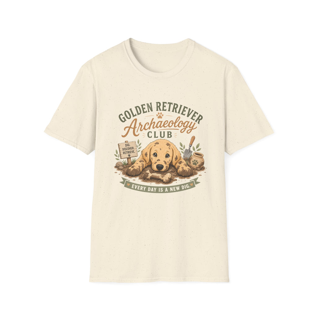 Golden Retriever Archaeology Club T-Shirt