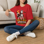 Husky Vampire Halloween Howl-O-Ween Supervisor T-Shirt | Spooky Dog Tee
