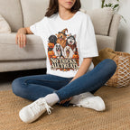 No Tricks All Treats Dogs Halloween T-Shirt | Cute Dog Pumpkin Costume Tee