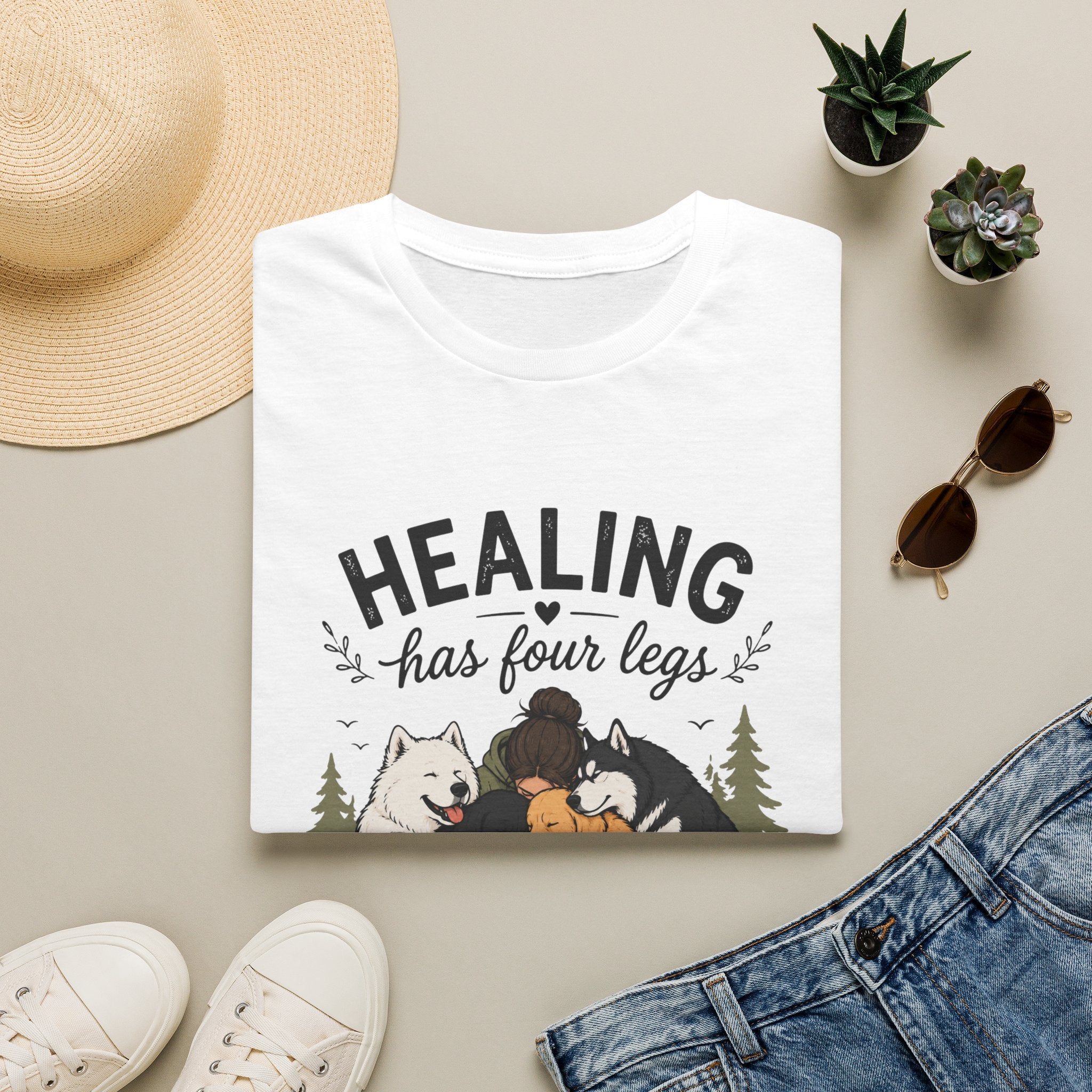 Healing Has Four Legs (Pack) T-Shirt