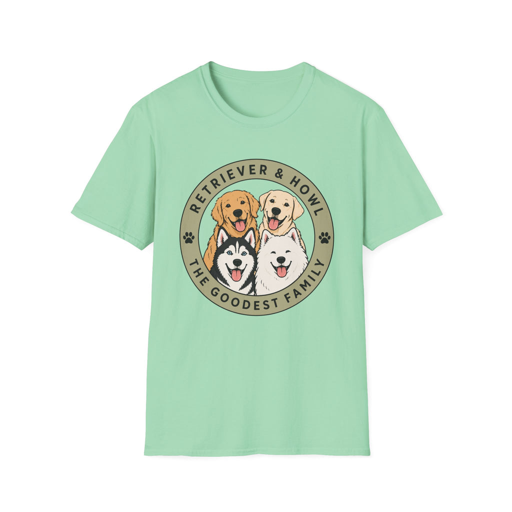 Retriever & Howl The Goodest Family T-Shirt