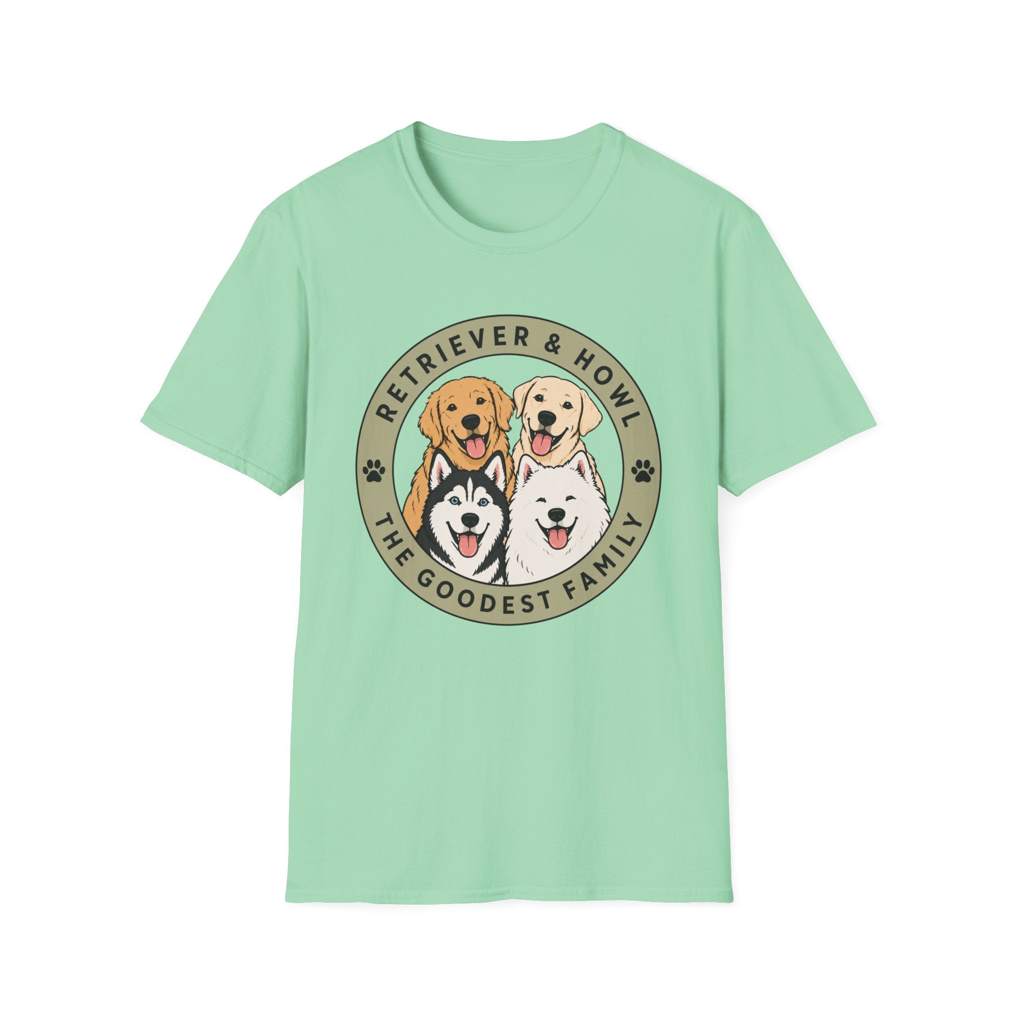 Retriever & Howl The Goodest Family T-Shirt