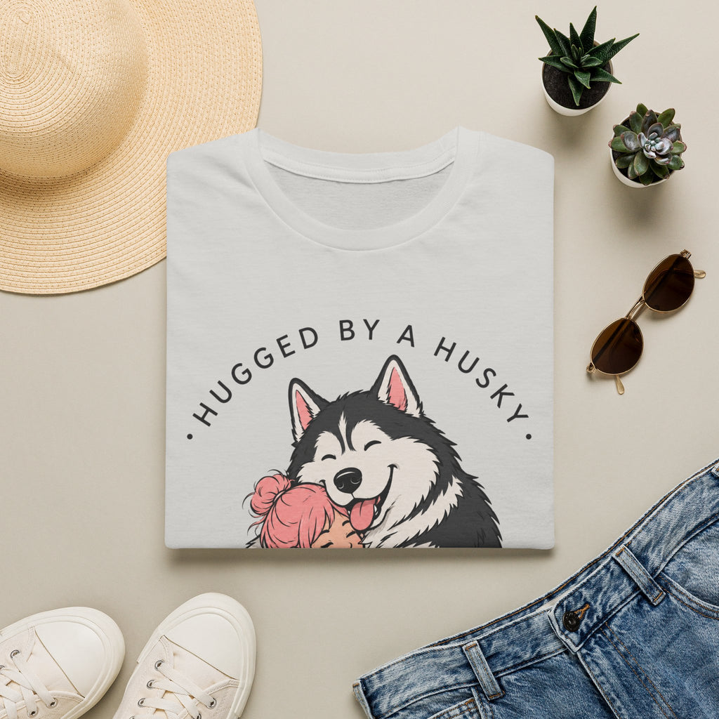 Hugged by a Husky T-Shirt