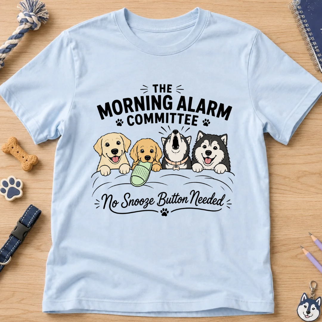 The Morning Alarm Committee Kids Tee