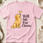 Will Sit For Cheese T-Shirt