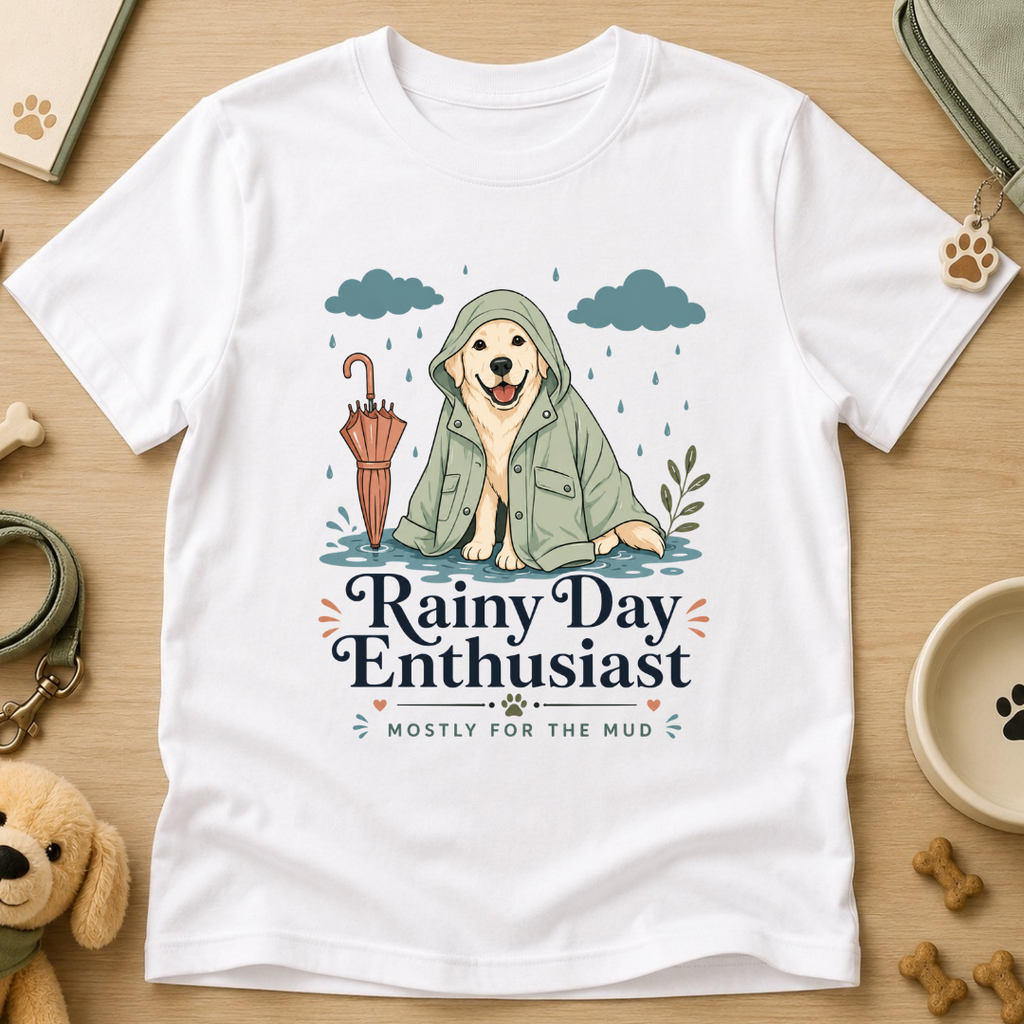 Rainy Day Enthusiast Kids Tee