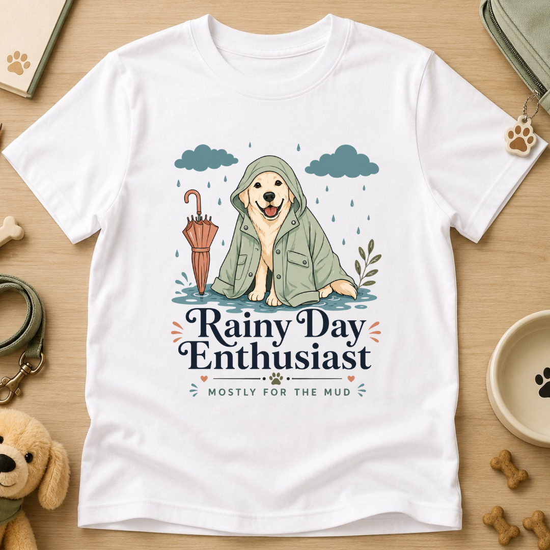 Rainy Day Enthusiast Kids Tee