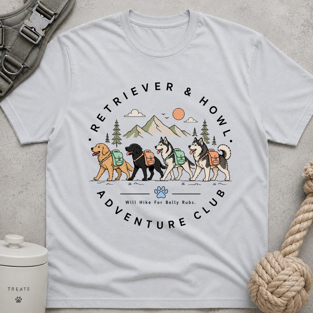 Retriever & Howl Adventure Club T-Shirt