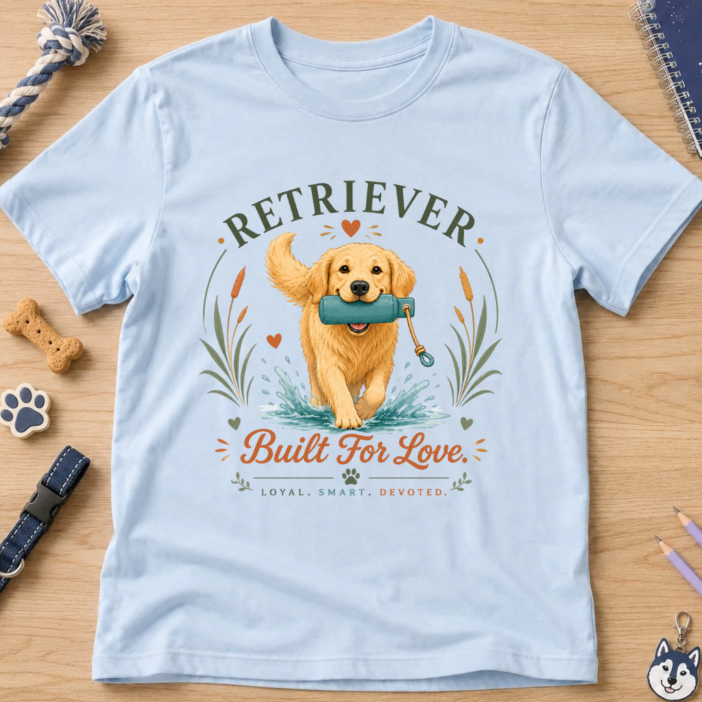 Retriever Built For Love Kids Tee