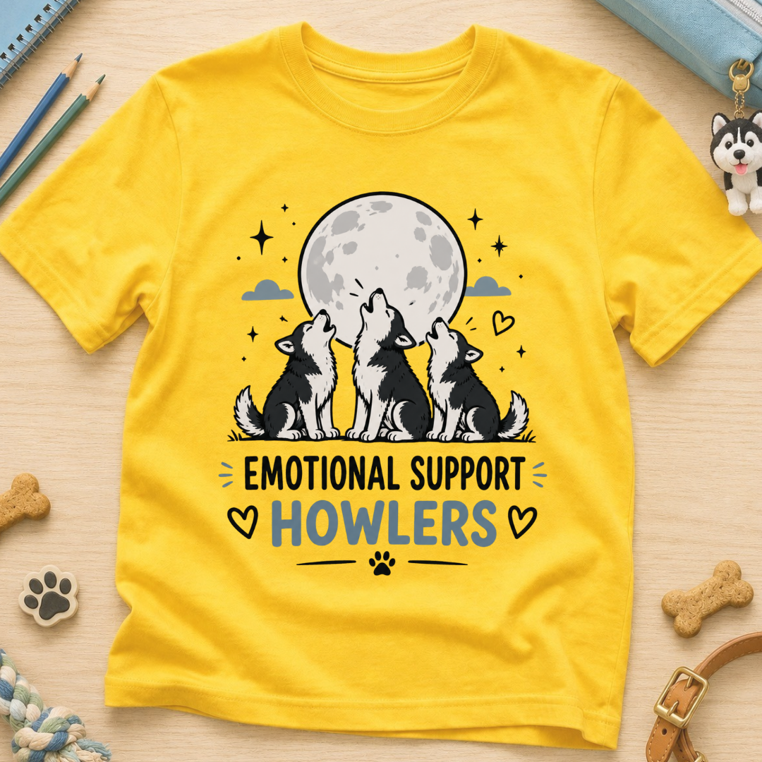 Emotional Support Howlers Kids Tee
