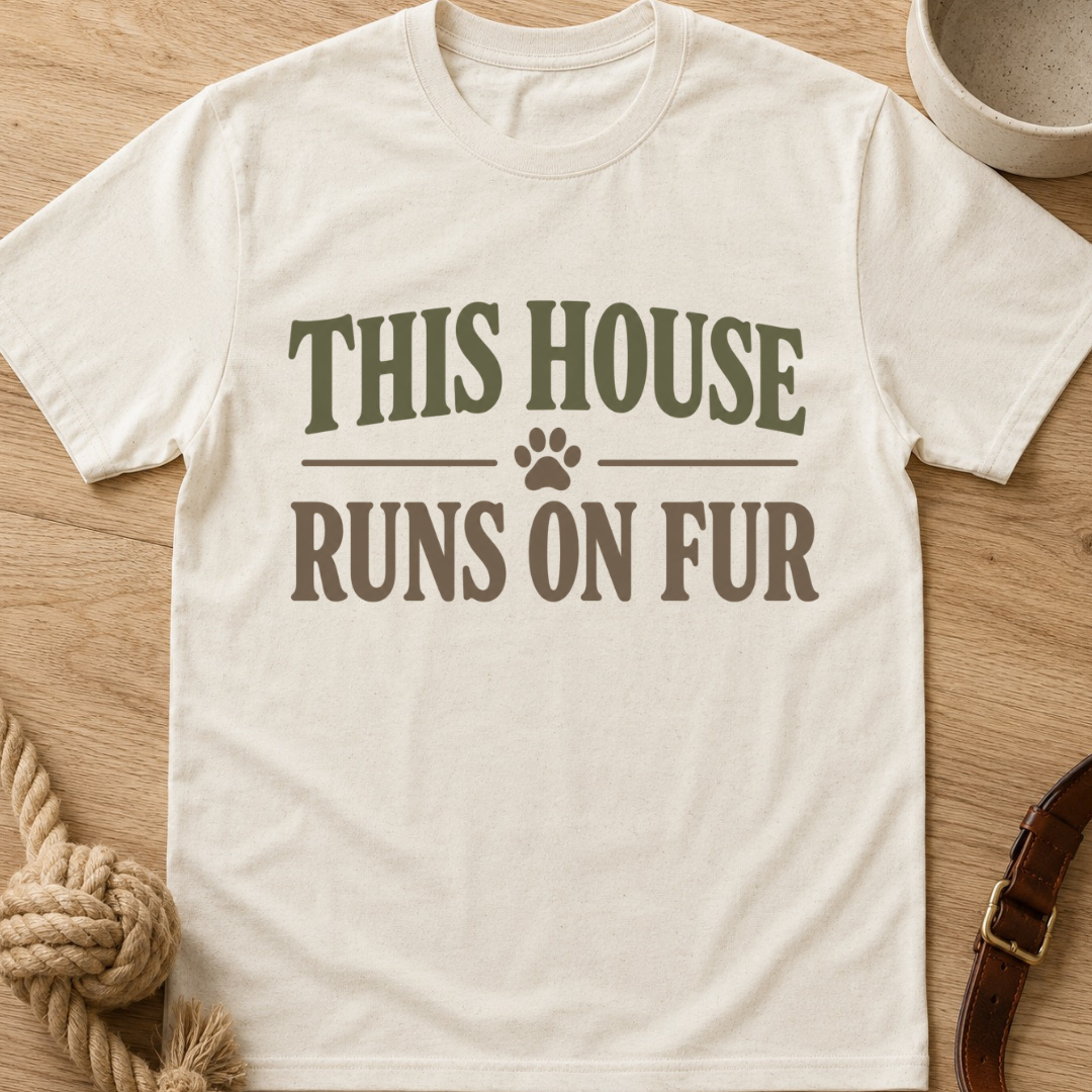 This House Runs On Fur T-Shirt