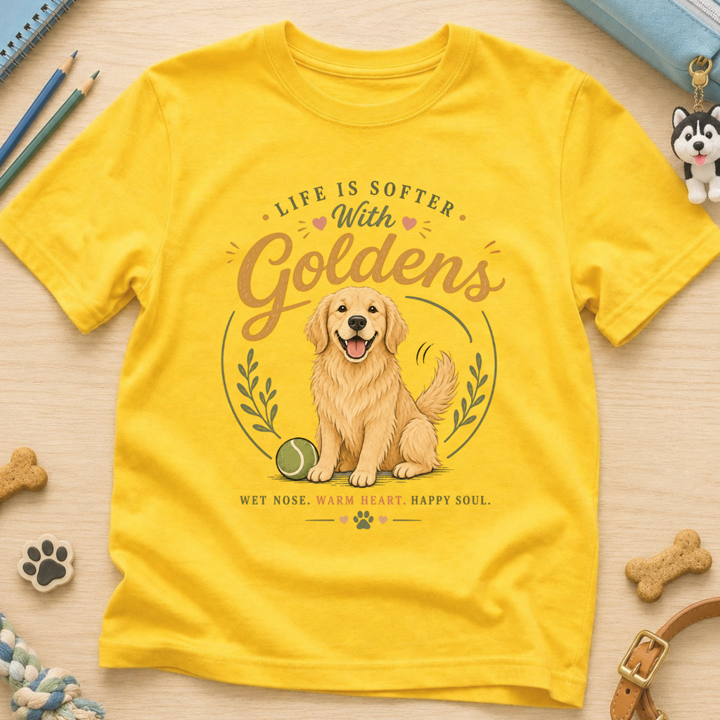 Life is Softer with Golden Kids Tee