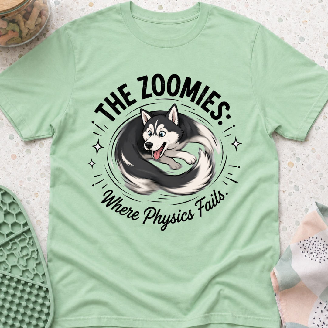The Zoomies Where Physics Fails T-Shirt