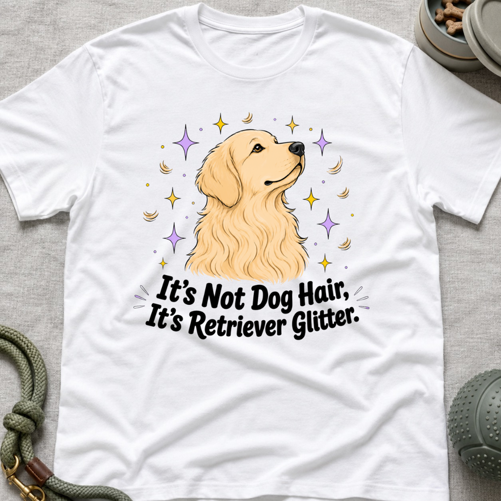 It's Retriever Glitter T-Shirt