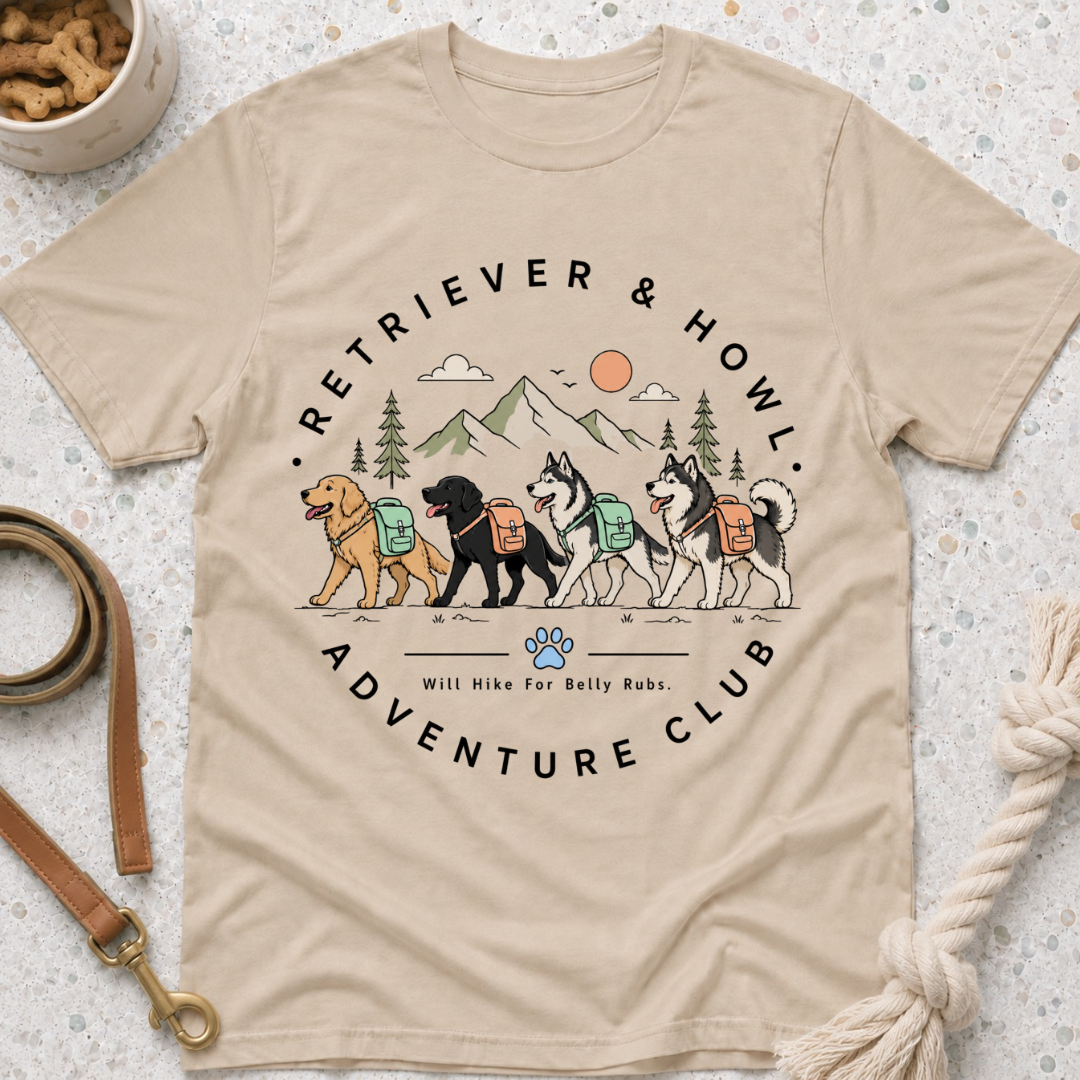 Retriever & Howl Adventure Club T-Shirt