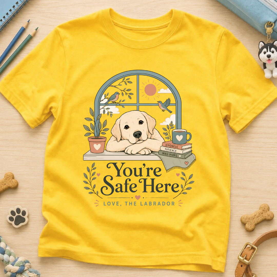 You're Safe Here Kids Tee